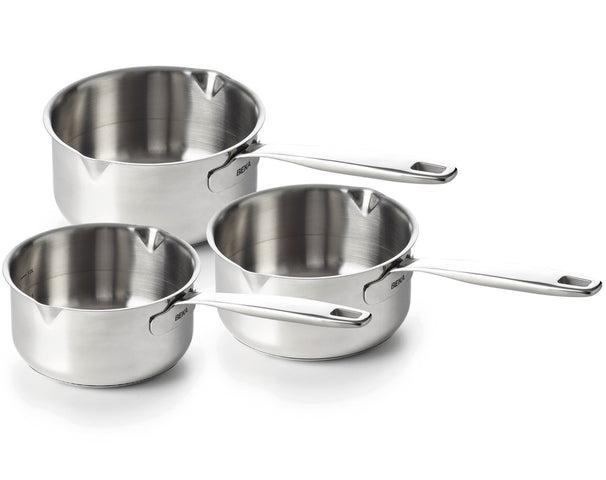 Beka Saucepan Set Maestro 5-Ply Stainless Steel 3-piece - ø 16, 18 & 20 cm - suitable for all heat sources