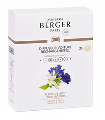 Maison Berger Refill - for car perfume - Musk Flowers - 2 Pieces