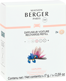 Maison Berger Refill - for car perfume - Liliflora - 2 pieces