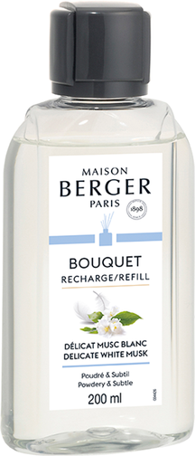 Maison Berger Refill - for fragrance sticks - Delicat Musc Blanc - 200 ml