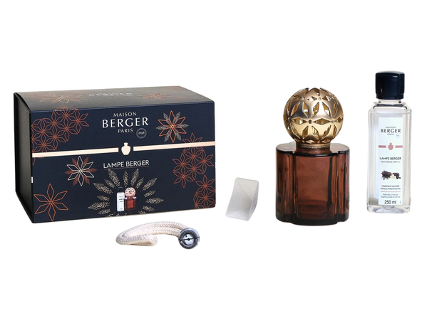 Maison Berger Gift Set Fragrance Burner - Pomelis Chocolate - Brown