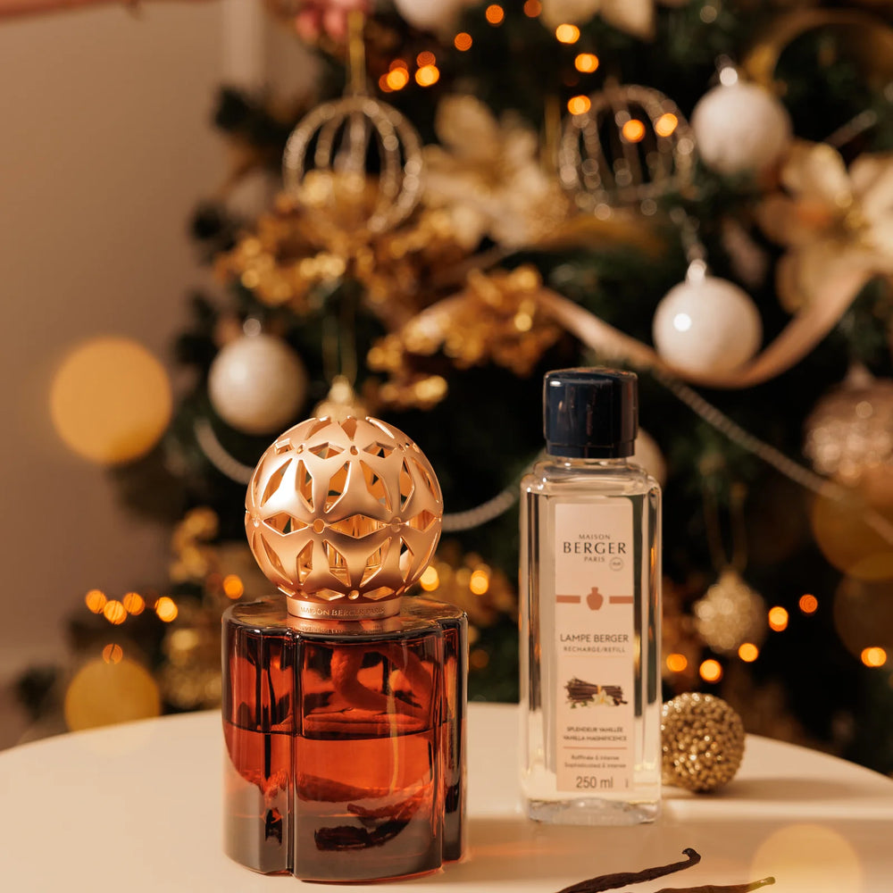Maison Berger Gift Set Fragrance Burner - Pomelis Chocolate - Brown
