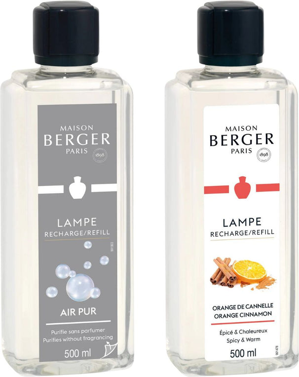 Maison Berger Refill - for fragrance burner - So Neutral + Orange Cinnamon - 2 x 500 ml