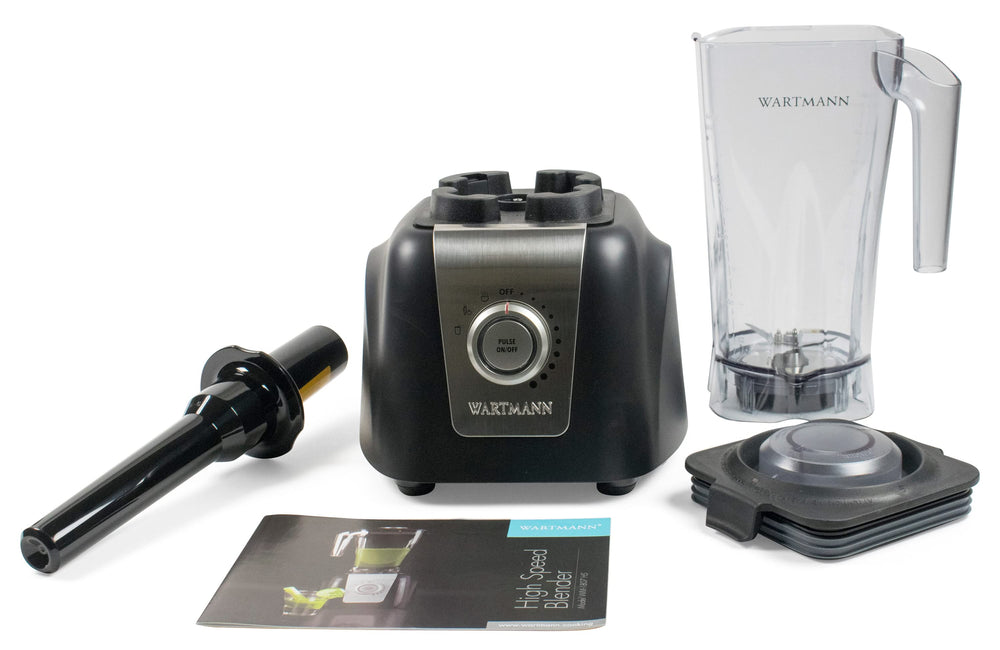 Wartmann Blender - 1250 W - matte black - 2 liters