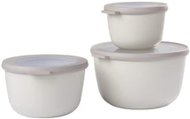 Mepal Multi Bowl Set Nordic White 3-Piece (500 ml, 1 and 2 Liter)