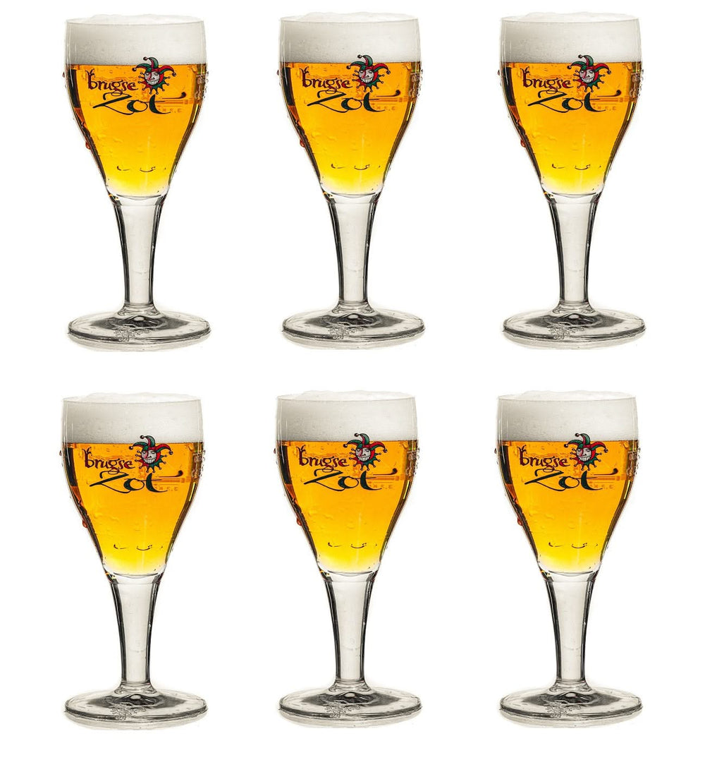 Brugse Zot Beer glass - 330 ml - 6 pieces