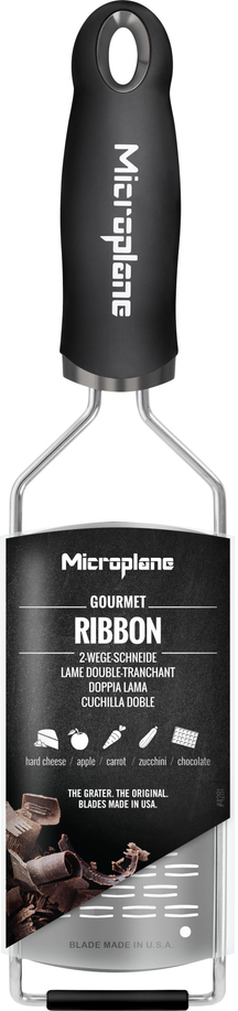 Microplane Grater Gourmet - Laser-Cut Grater - Medium Ribbon - stainless steel