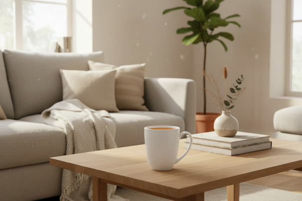 Cookinglife Mugs Siaki New Bone - Porcelain - 370 ml - 6 pieces