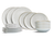 Cosy & Trendy Dinnerware Set Murano - 18 pieces / 6 people - 6 dinner plates, 6 side plates, and 6 pasta bowls