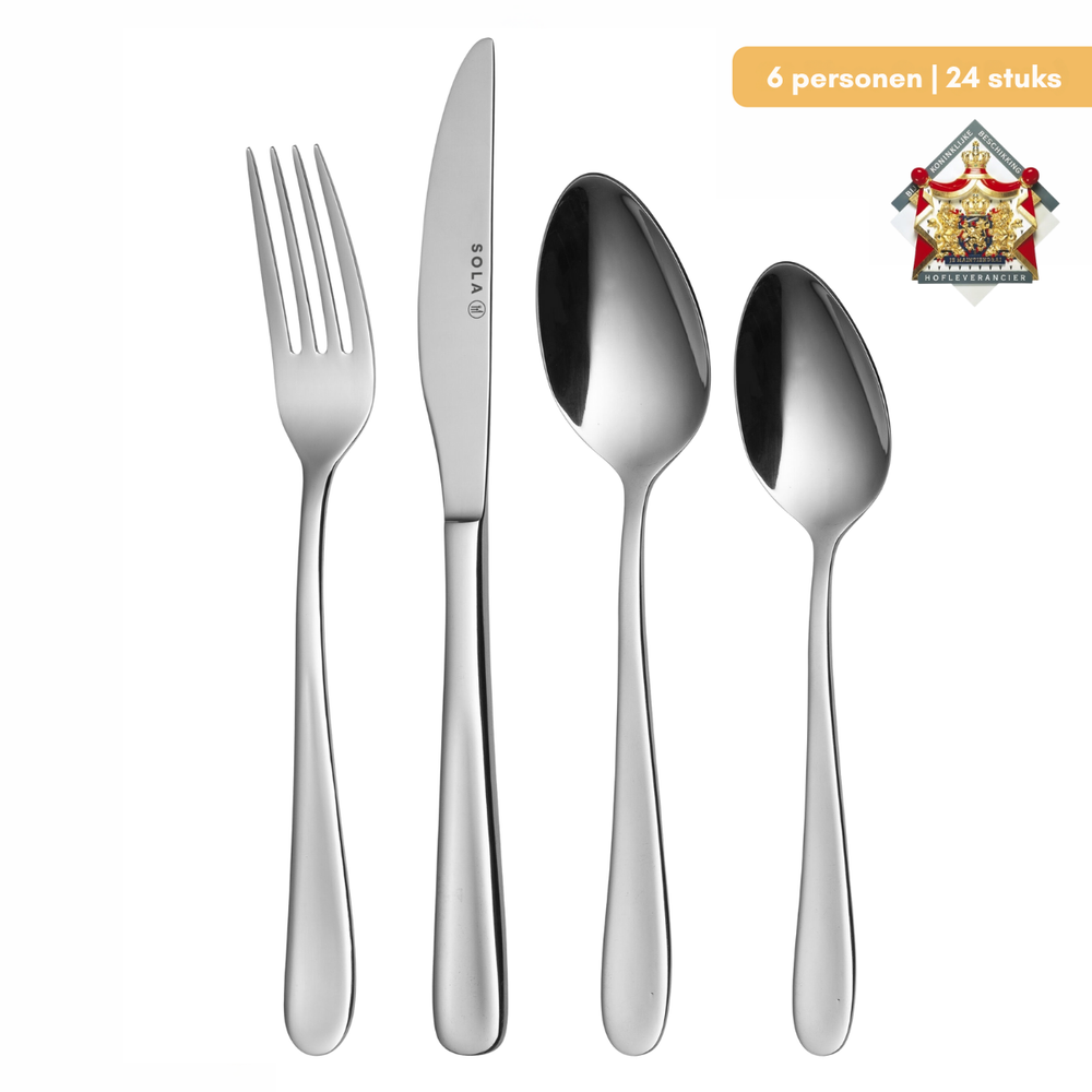 Sola Cutlery set Florence - 24 pieces / 6 people
