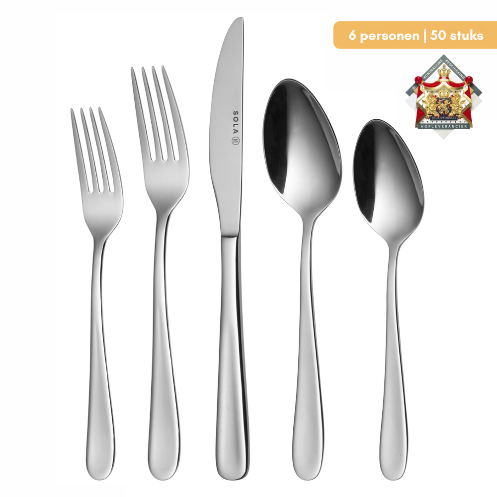 Sola Cutlery set Florence - 50 pieces / 6 people
