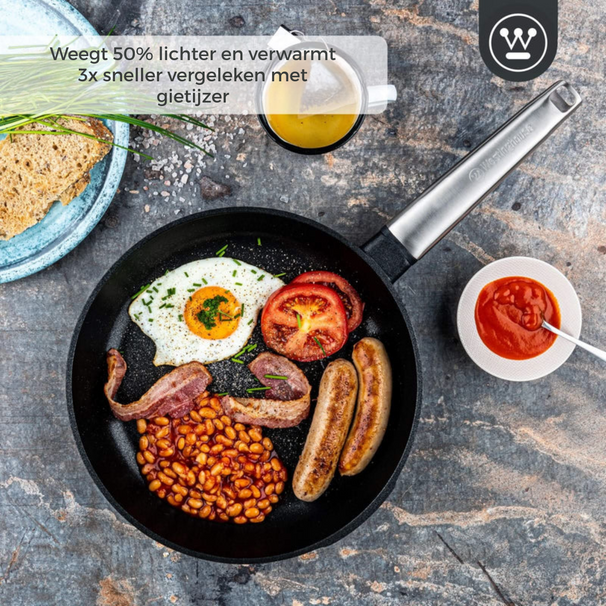 Westinghouse Frying pan Performance - Blissful Black - ø 28 cm - standard non-stick coating