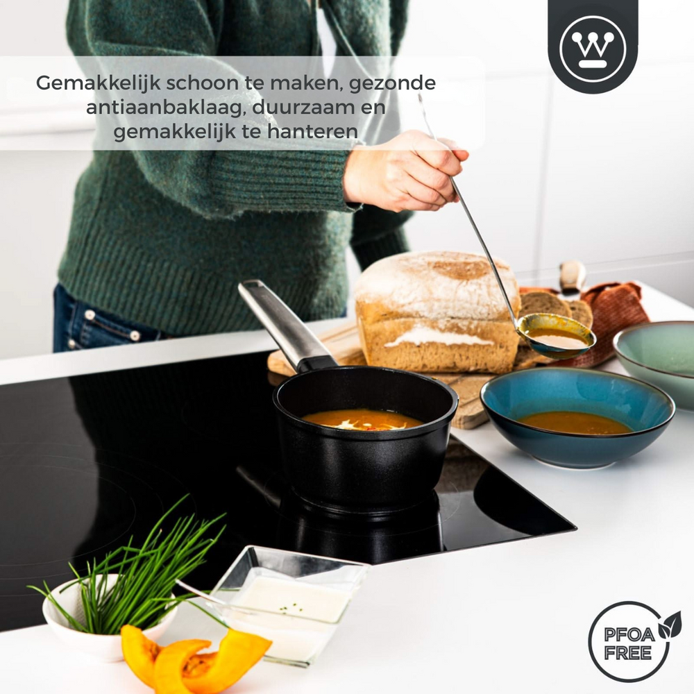 Westinghouse sauce pan Performance - Blissful Black - ø 18 cm / 1.9 liters