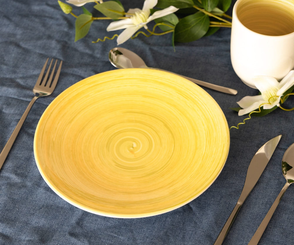 Cosy & Trendy dinner plate Turbolino Yellow ø 27 cm