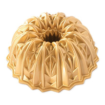 Nordic Ware Turban / bake form - Cut Crystal Bundt Gold - cast aluminum - ø 25 cm / 2.3 liter