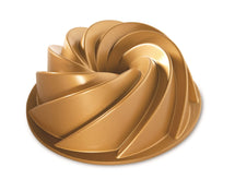 Nordic Ware Turban / bake form - Heritage Bundt Gold - cast aluminum - ø 26 cm / 2.4 liter