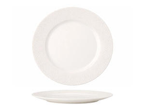 Cookinglife Breakfast Plates / Dessert Plates - CampVibe - Outdoor - Plastic - Unbreakable - White ø 21 cm - 4 Pieces