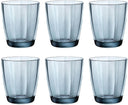 Bormioli Rocco Water glasses Pulsar - Blue - 300 ml - 6 pieces