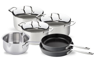 Beka Cookware Set Maestro 6-Piece - without / ceramic non-stick coating - suitable for all heat sources (Cooking pots, Saucepan & Frying pans)