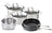 Beka Cookware Set Maestro 6-Piece - without / ceramic non-stick coating - suitable for all heat sources (Cooking pots, Saucepan & Frying pans)