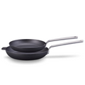 BEKA Frying Pan Set Stark ø 24 cm + 28 cm - without non-stick coating - suitable for all heat sources