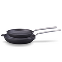 BEKA Frying Pan Set Stark ø 24 cm + 28 cm - without non-stick coating - suitable for all heat sources