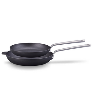 BEKA Frying Pan Set Stark ø 24 cm + 28 cm - without non-stick coating - suitable for all heat sources