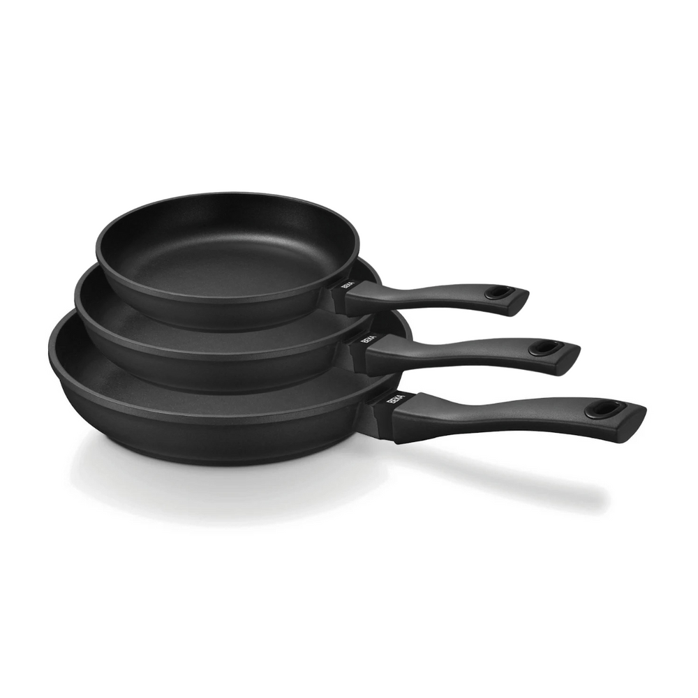 BEKA Frying Pan Set Energy R 3-Piece with Ceramic Non-stick Coating - ø 20, 24 & 28 cm - Suitable for All Heat Sources