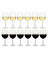 Cookinglife Wine Glass Set Milena 12-Piece - Red Wine Glasses + White Wine Glasses
