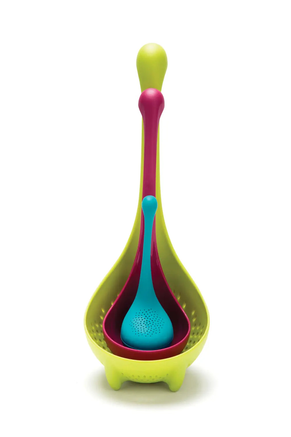 Ototo Kitchenware Nessie Family - Tea strainer / Slotted spoon / Soup ladle
