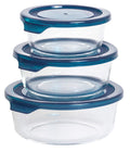 Sareva Cook & Fresh Glass Food Storage Tray - Round - 3-Piece