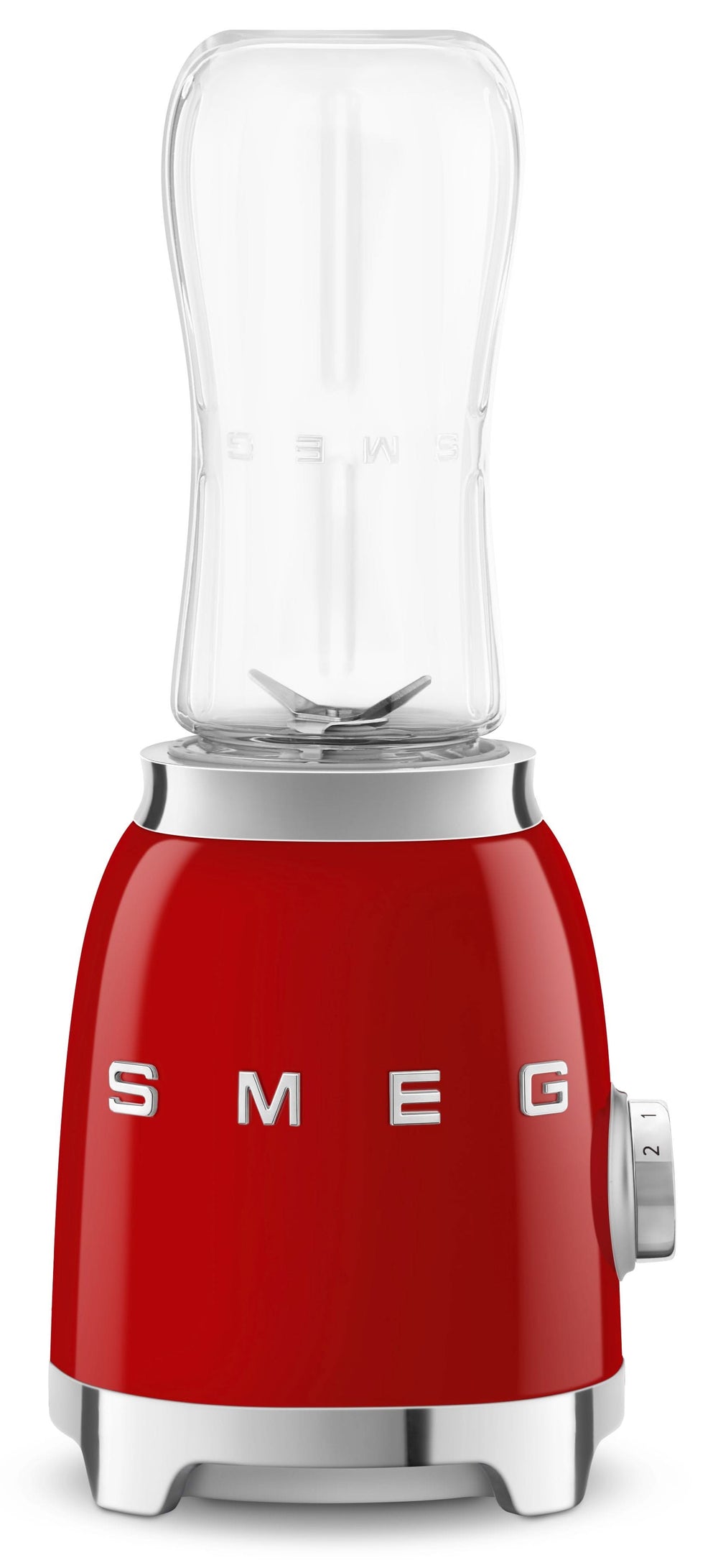 SMEG Smoothie Blender - compact - Red - 600 ml - PBF01RDEU