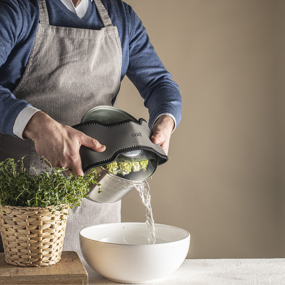 Sola Cookware set Pearl - 4-piece - Induction suitable - stainless steel - Cooking pan ø 16 / 18 / 20 cm -. sauce pan ø 16 cm