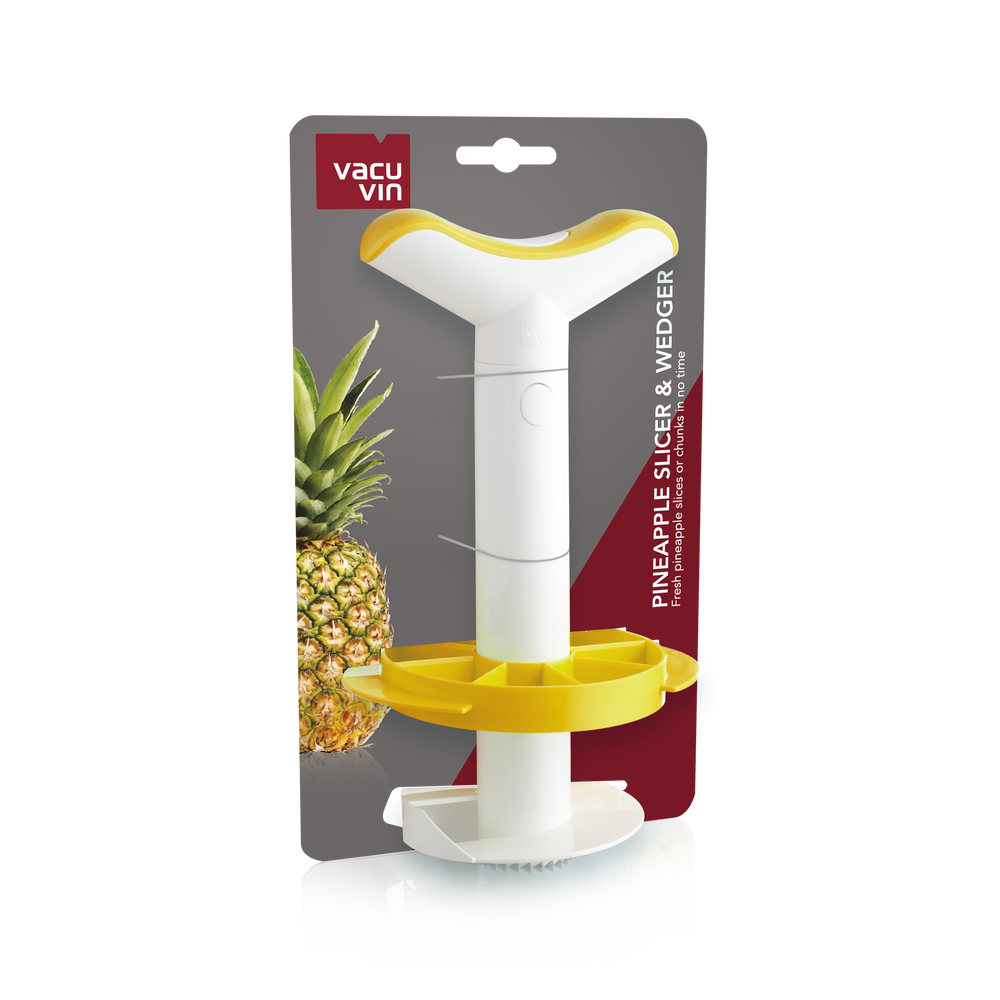 Vacu Vin Pineapple Cutter Rings and Pieces - White / Yellow