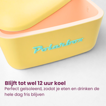 Polarbox Cool Box with Shoulder Strap - Yellow Cyan - 20 Liters