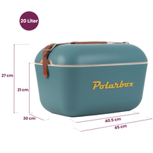 Polarbox Cool Box with Shoulder Strap - Marine Blue Mustard - 20 Liters