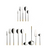 Villeroy & Boch Cutlery set Ella - stainless steel - 70-piece / 12 people - Gold-plated