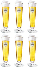 Warsteiner Beer glasses on Foot - 400 ml - 6 pieces