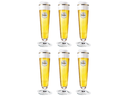 Warsteiner Beer glasses on Foot - 300 ml - 6 pieces