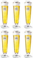 Warsteiner Beer glasses on Foot - 200 ml - 6 pieces