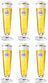 Warsteiner Beer glasses on Foot - 200 ml - 6 pieces