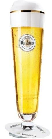 Warsteiner Beer glass on Foot - 200 ml