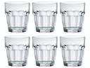 Bormioli Rocco Glass Rock Bar 215 ml - 6 pieces