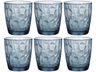 Bormioli Rocco Water glasses Diamond - Blue - 300 ml - 6 pieces