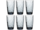 Bormioli Rocco Long drink glasses Diamond - Blue - 470 ml - 6 pieces