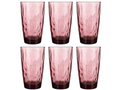 Bormioli Rocco Long drink glasses Diamond - Purple - 470 ml - 6 pieces