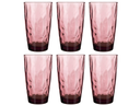 Bormioli Rocco Long drink glasses Diamond - Purple - 470 ml - 6 pieces