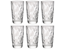 Bormioli Rocco Long drink glasses Diamond - Transparent - 470 ml - 6 pieces