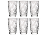 Bormioli Rocco Long drink glasses Diamond - Transparent - 470 ml - 6 pieces