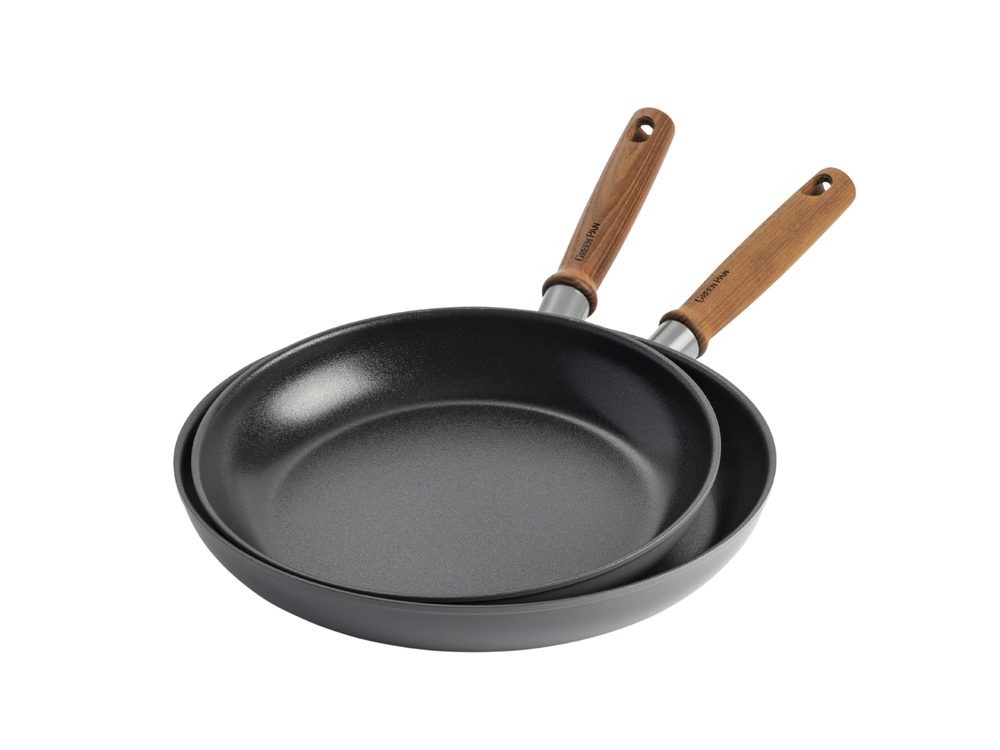 GreenPan Frying pan set with spatula - Mayflower Pro - ø 20 and 24 cm -. Ceramic non-stick coating